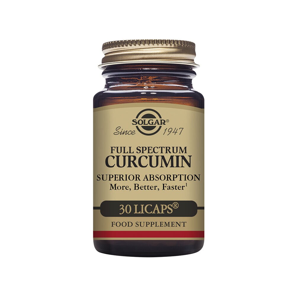 Full spectrum Curcumin 30 kapslar från Solgar – kapslar