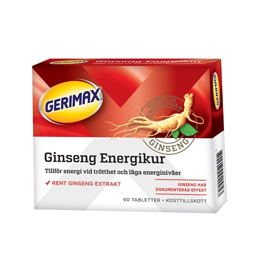 Ginseng Energikur 60 tabletter från Gerimax – tabletter