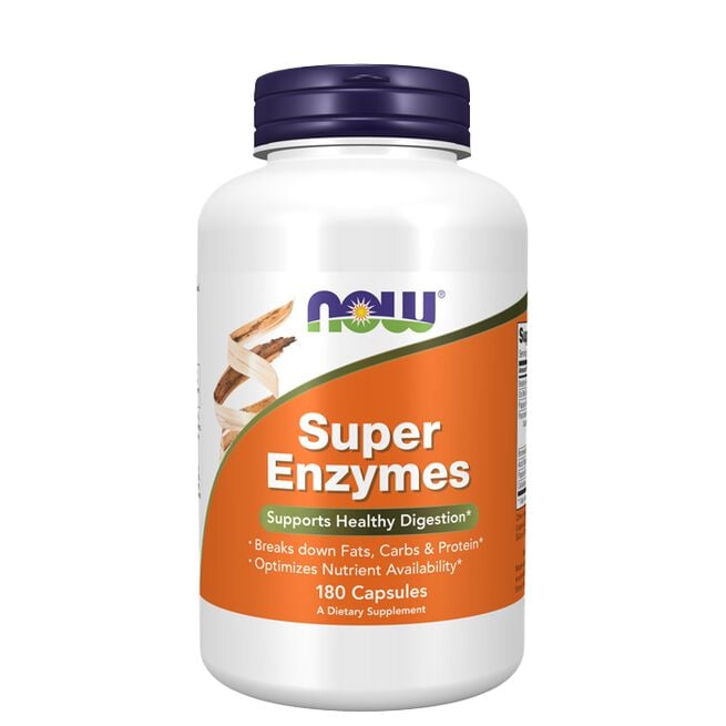 Super Enzyme 180 kapslar från Now Foods – kapslar