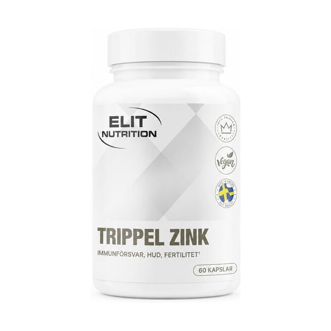 Trippel Zink 60 caps från Elit Nutrition – kapslar