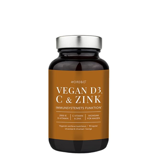 D3, C-vitamin & Zink 90 kapslar från Nordbo – kapslar