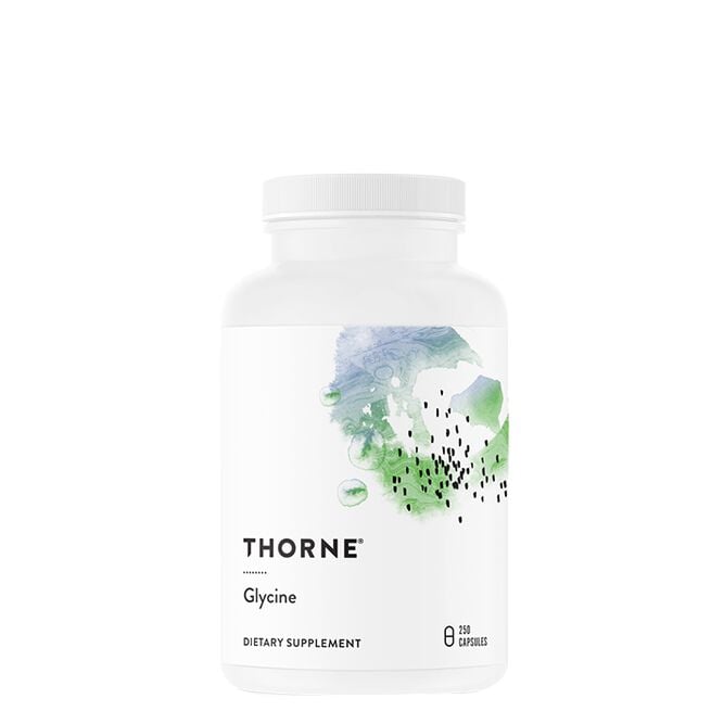 Glycine (500 mg) 250 kapslar från Thorne Research Inc. – kapslar