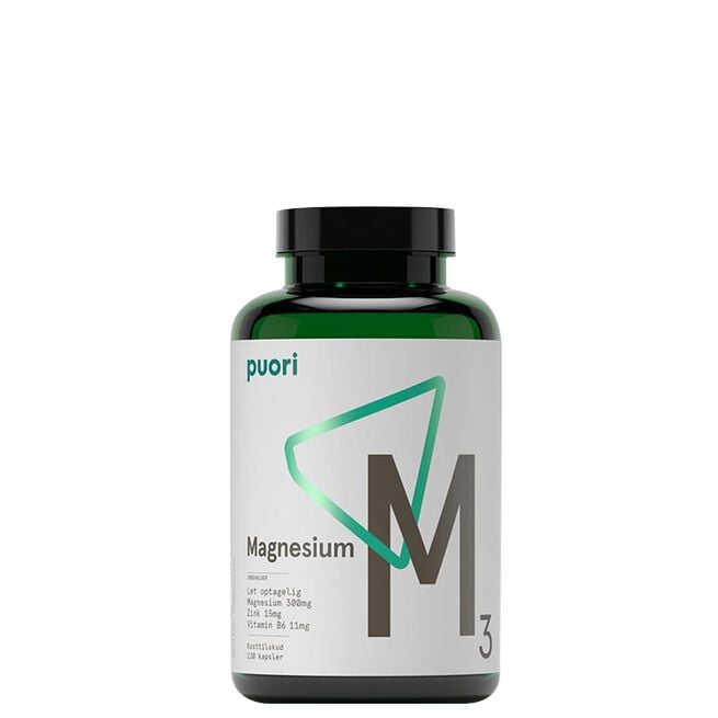 Magnesium & Zink M3 120 kapslar från Puori – kapslar