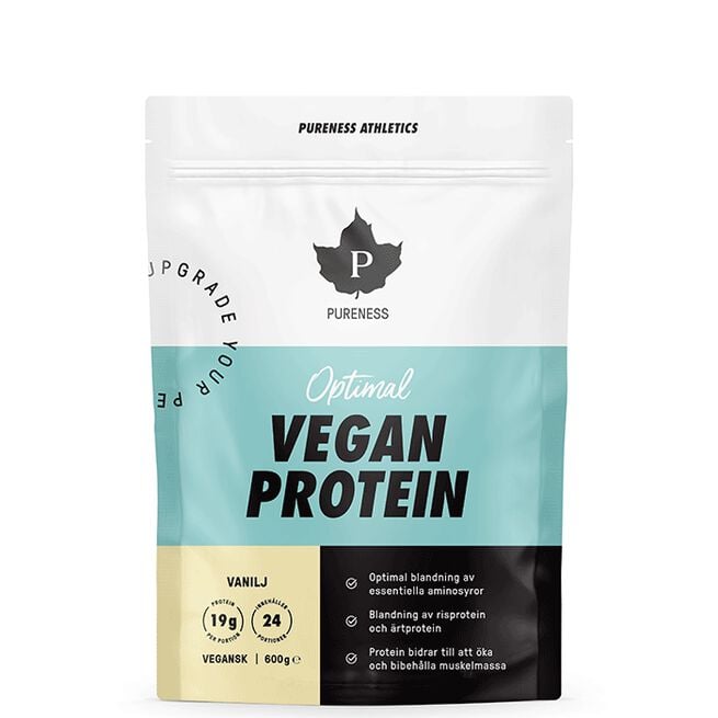 Athletics Optimal Veganskt Protein Vanilj 600 g från Pureness – pulver