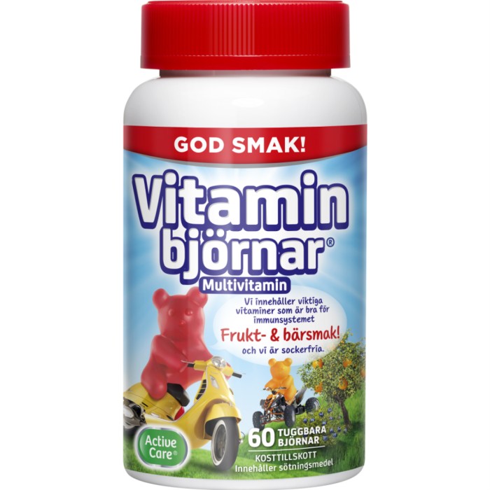 Active Care Vitaminbjörnar 60 st från Active Care – kapslar