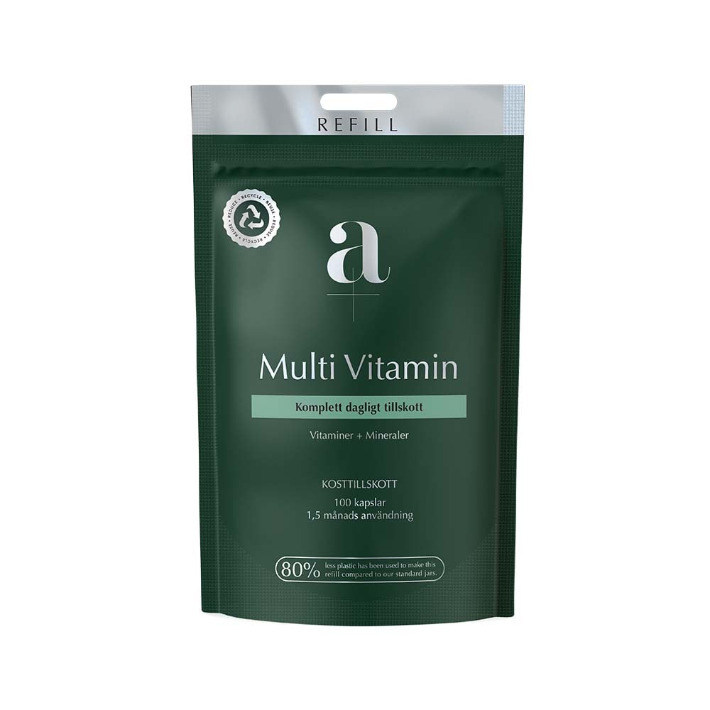 Multi vitamin 100 kapslar Refill från A+ – kapslar