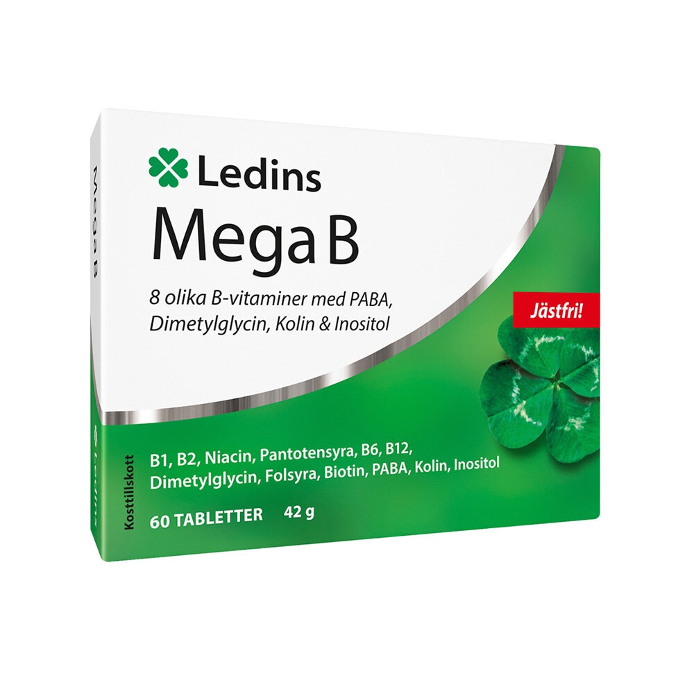 Mega B 60 tabletter från Ledins – tabletter