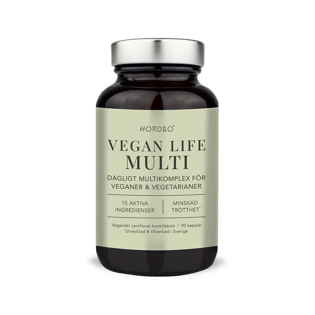Vegan Life Multi 90 kapslar från Nordbo – kapslar
