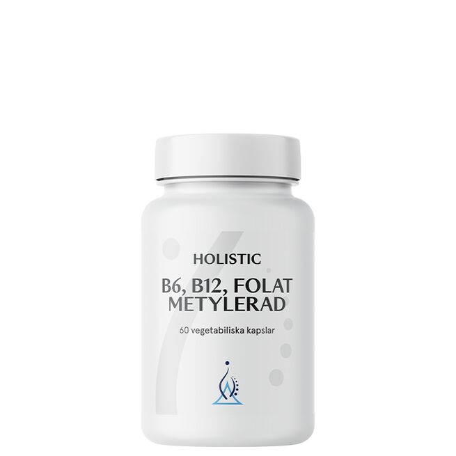 B6 B12 Folat Metylerad 60 kapslar från Holistic – kapslar