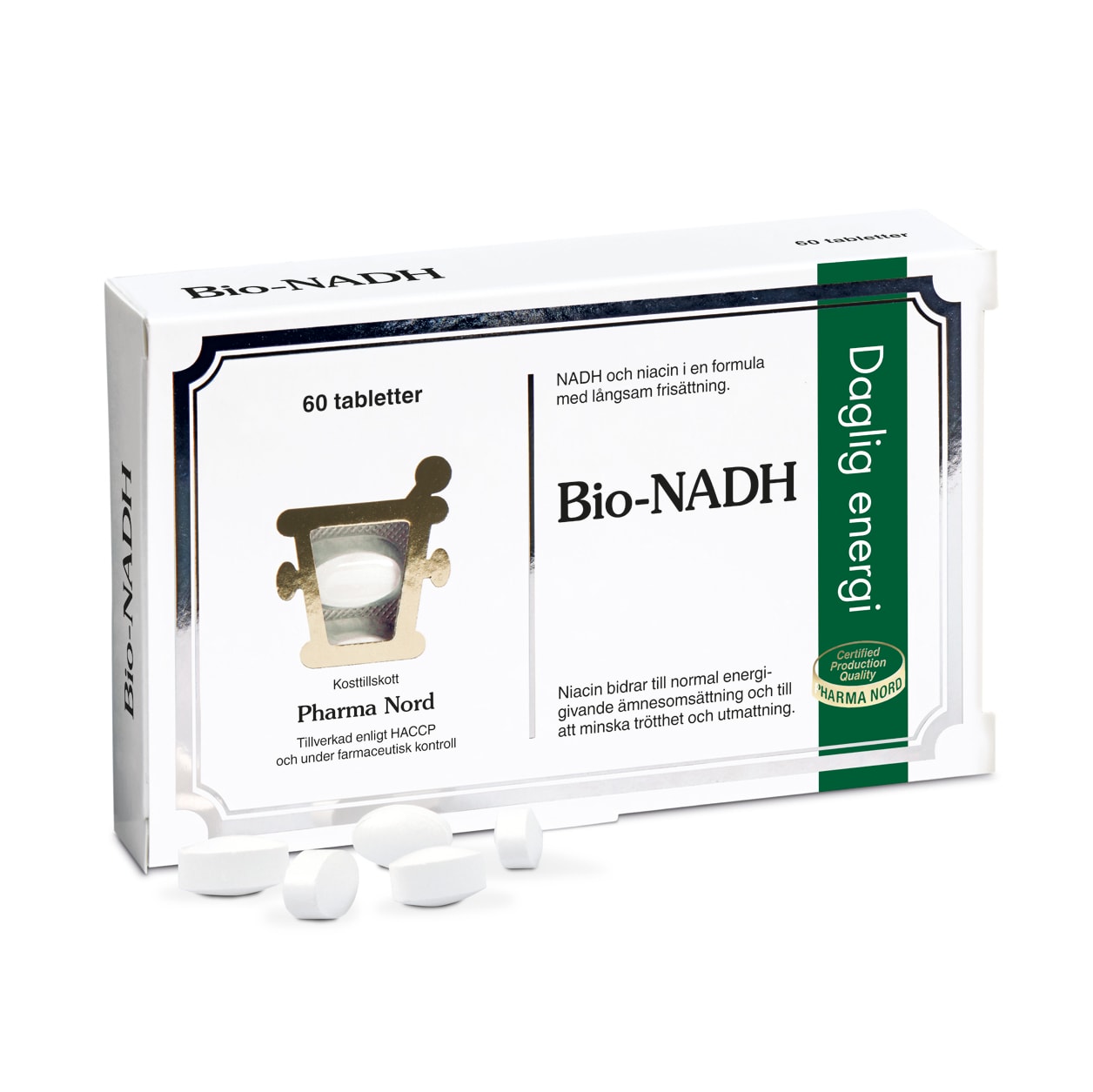 Bio-NADH 60 tabletter från Pharma Nord – tabletter