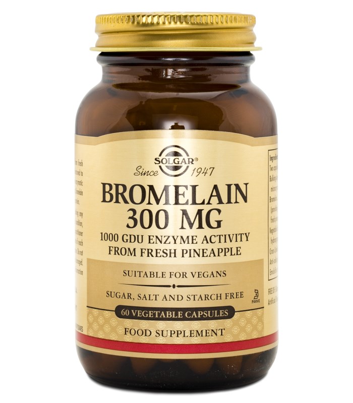 Solgar Bromelain 300 mg från Solgar – kapslar