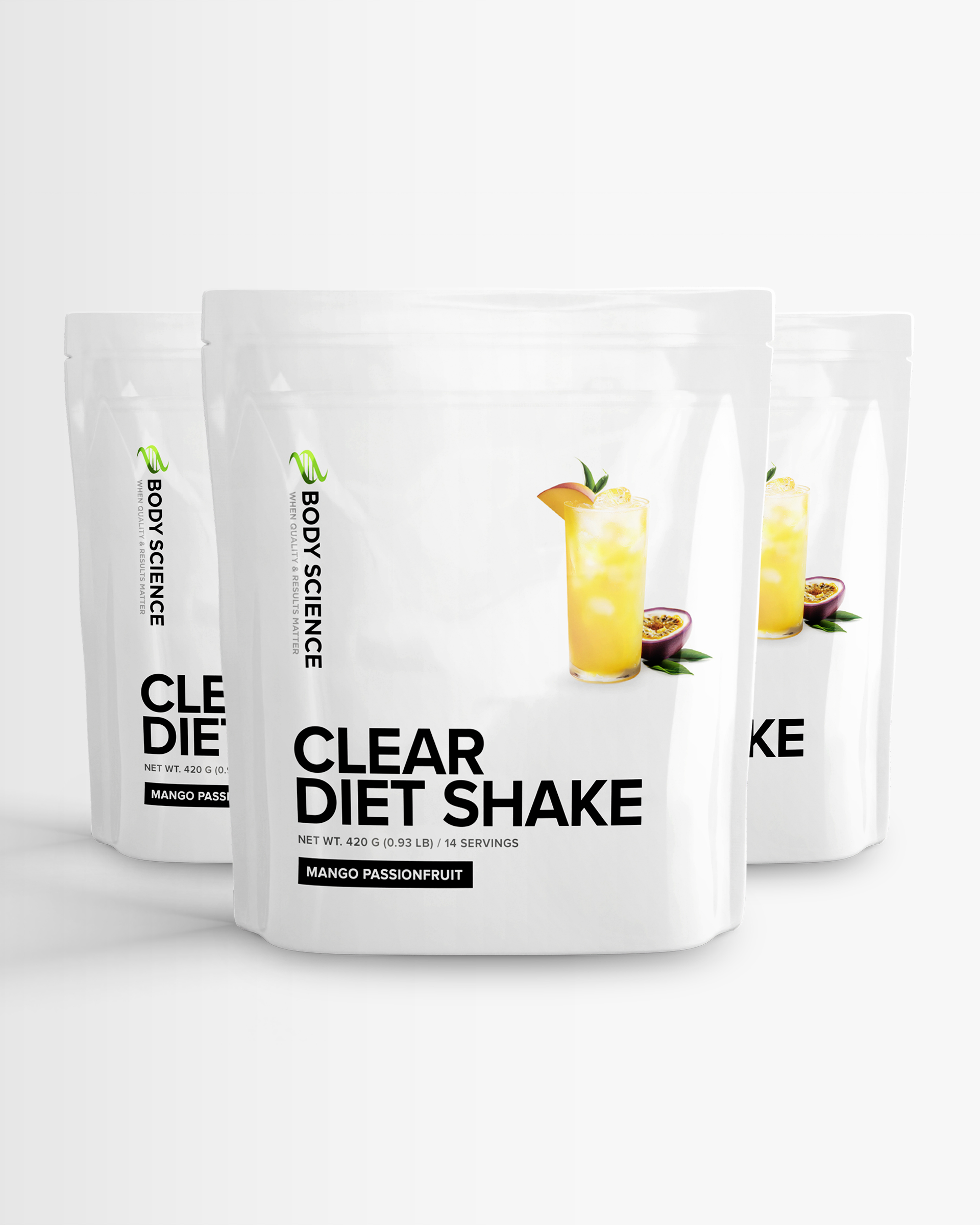 3 st Clear Diet Shake från Body Science – vätskor