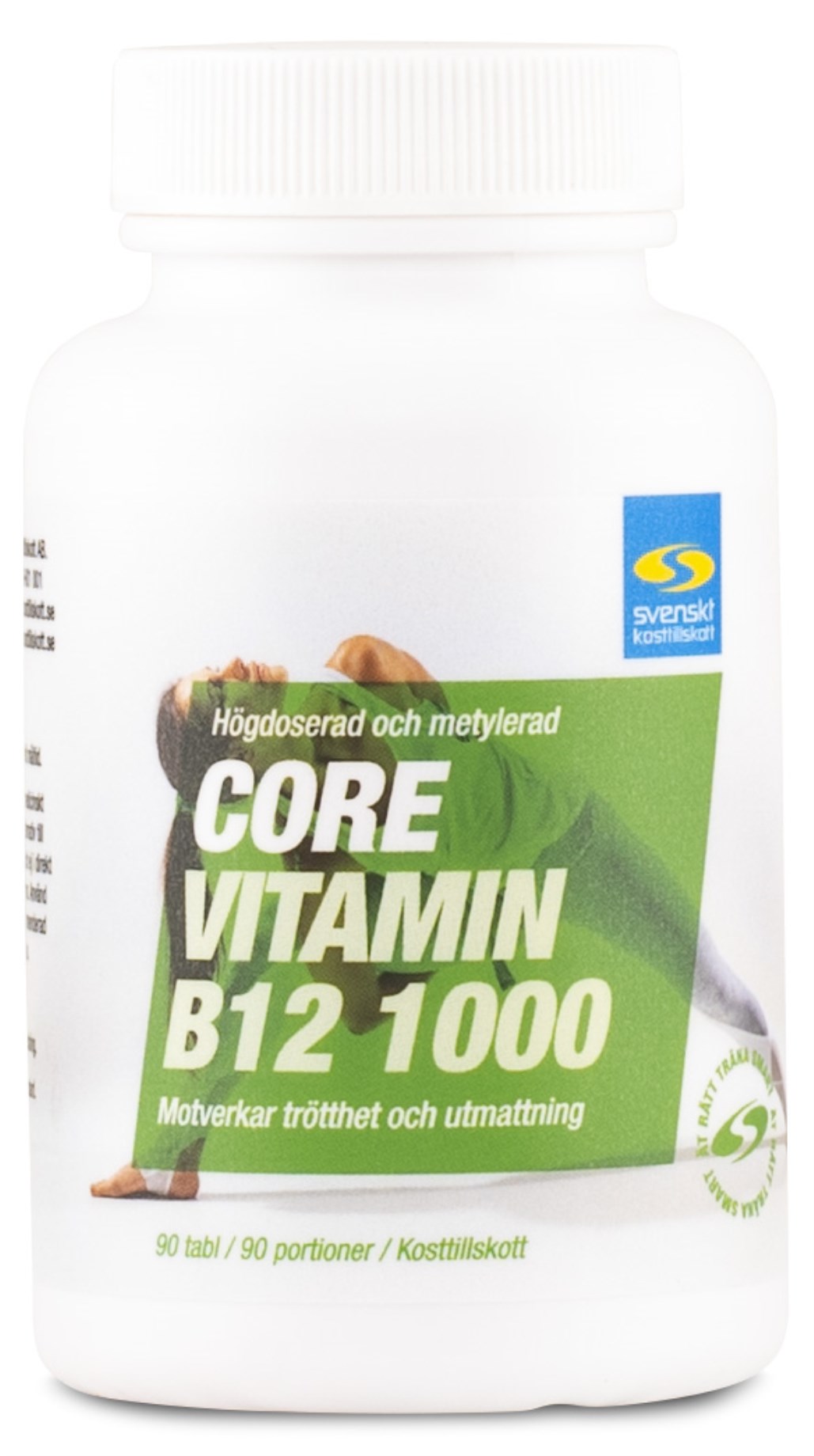Core Vitamin B12 från Svenskt Kosttillskott – tabletter