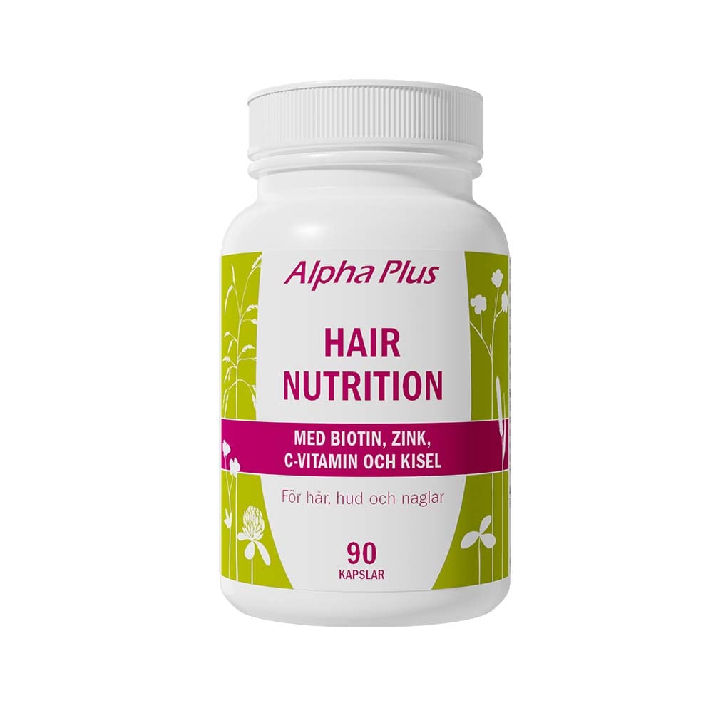 Hair Nutrition 90 kapslar från Alpha Plus – kapslar