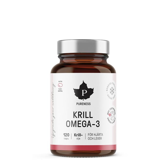Krill Omega-3 120 kapslar från Pureness – kapslar