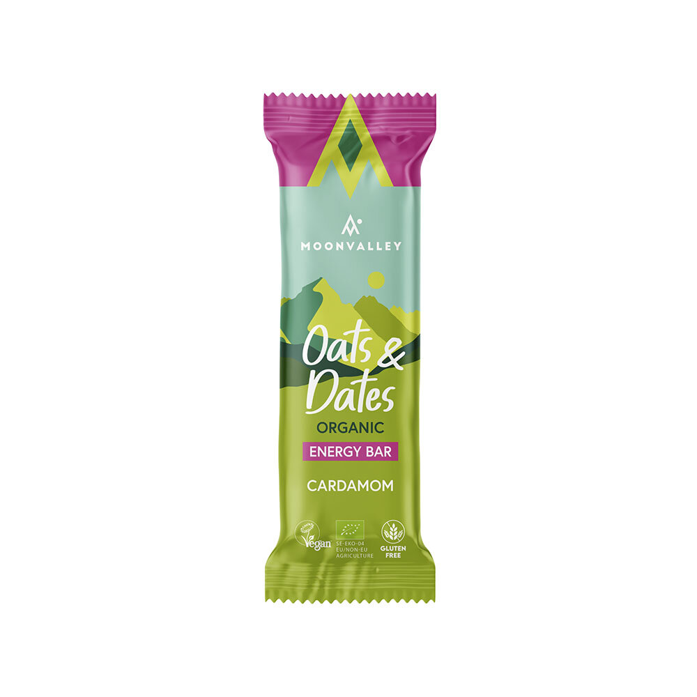 Oats & Dates Bar Cardamom 50g från Moonvalley – bar