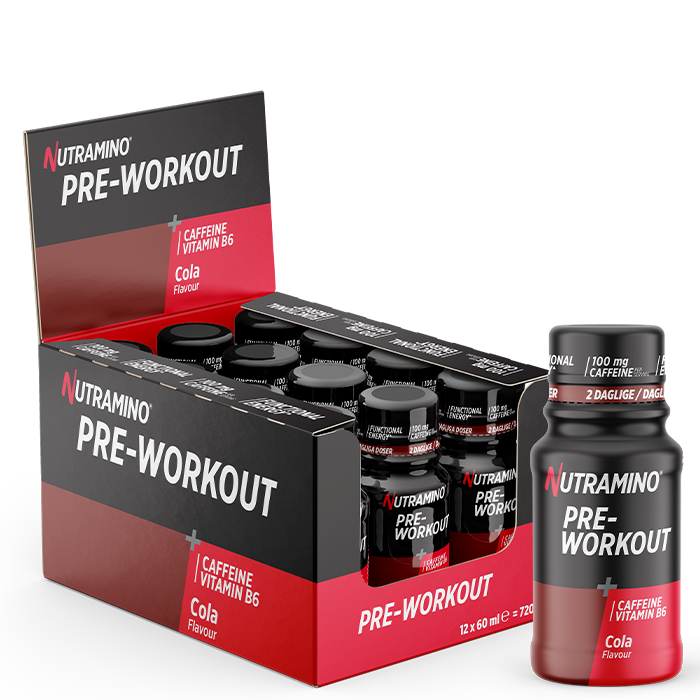 12 x Nutramino PWO Shot, 60 ml Cola från Nutramino Fitness Nutrition – vätskor