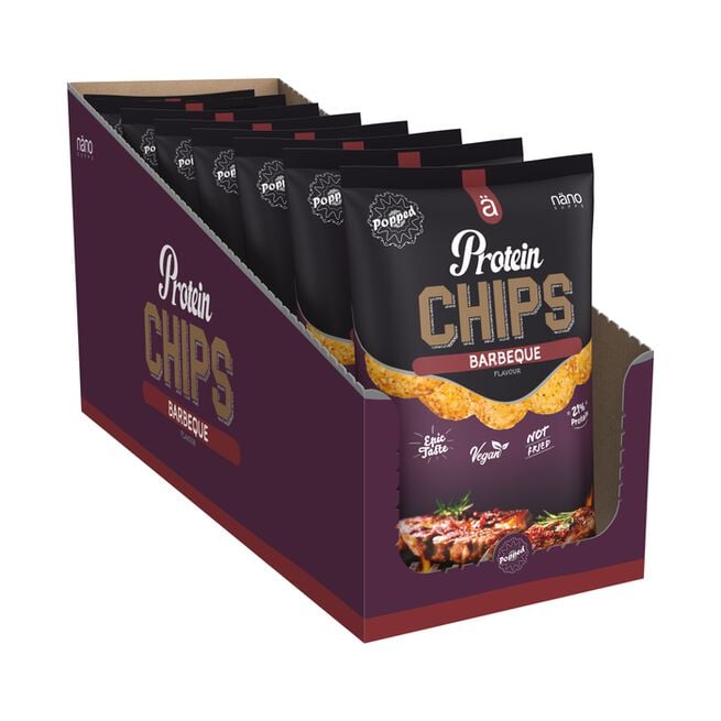 8 x Protein Chips BBQ box från Näno Supps – bar