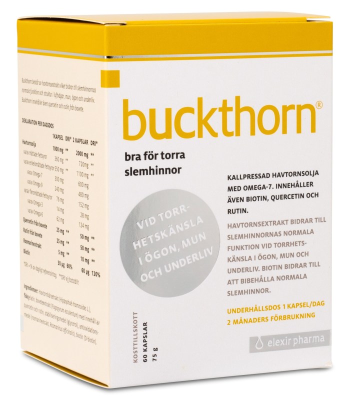 Elexir Pharma Buckthorn Kapslar från Elexir Pharma – kapslar