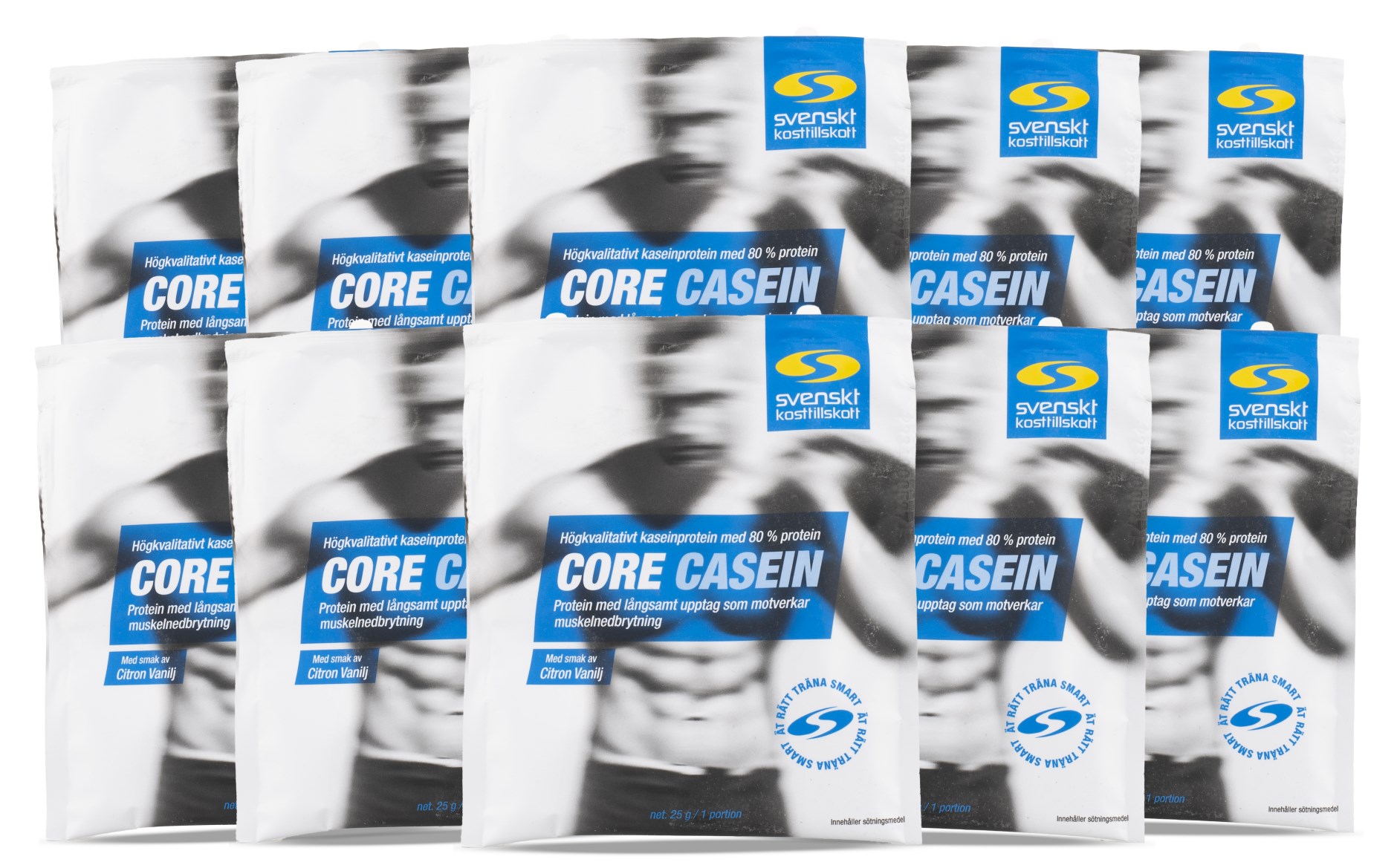 Core Casein Portionspåse från Svenskt Kosttillskott – pulver