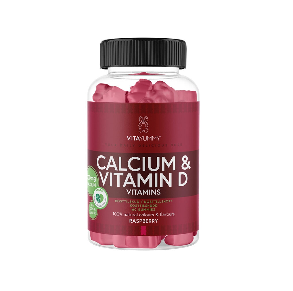 Calcium D Raspberry 60st från VitaYummy – annat