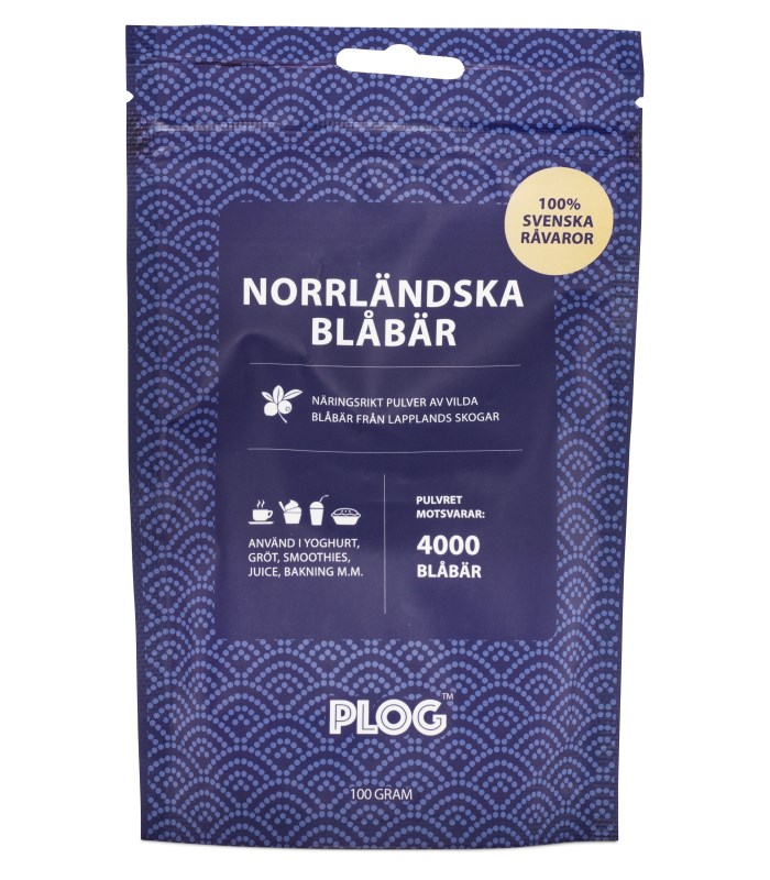 PLOG Norrländska Blåbär från PLOG – pulver