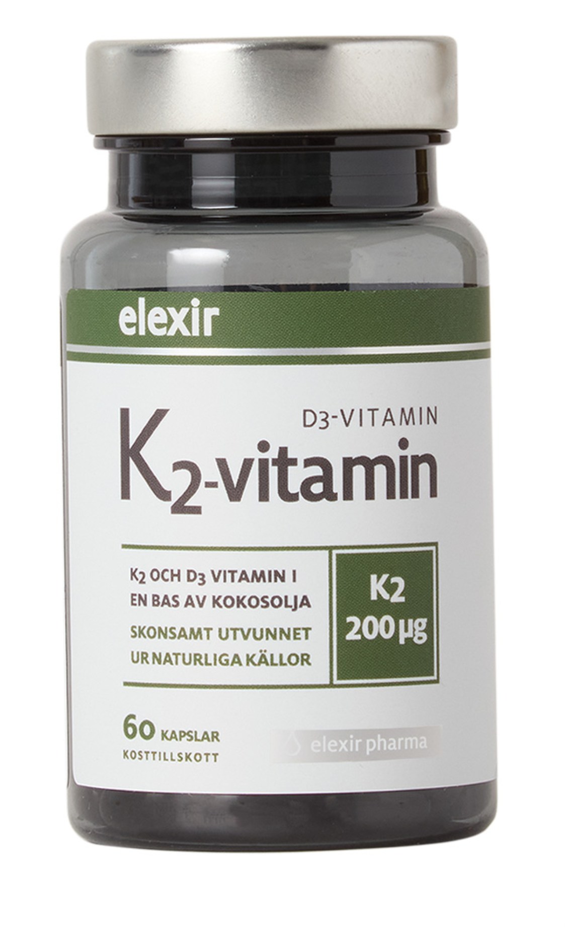 Elexir Pharma K2+D3 från Elexir Pharma – kapslar
