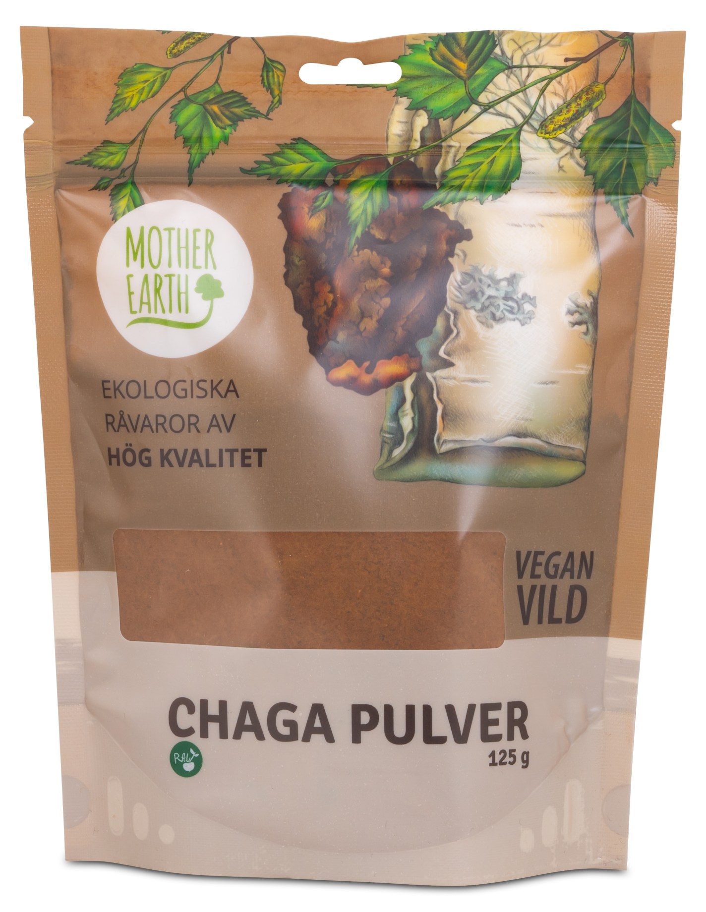 Mother Earth Chagapulver Vild från Mother Earth – pulver