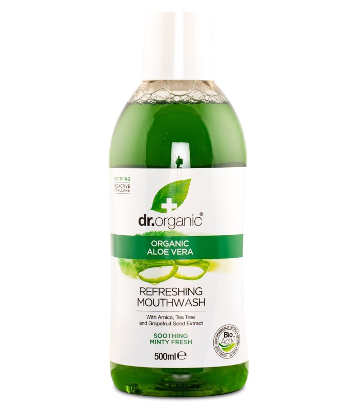Dr Organic Aloe Vera Munskölj från Dr Organic – kosttillskott