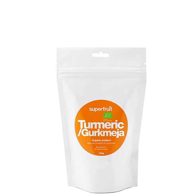 Gurkmejapulver EKO 150 g från Superfruit – pulver