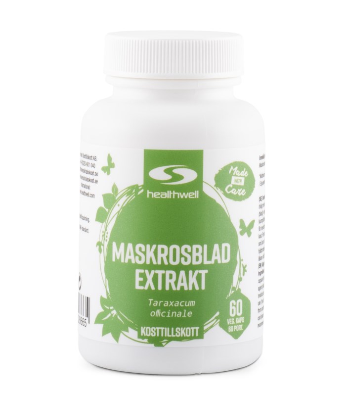 Healthwell Maskrosblad Extrakt från Healthwell – kapslar