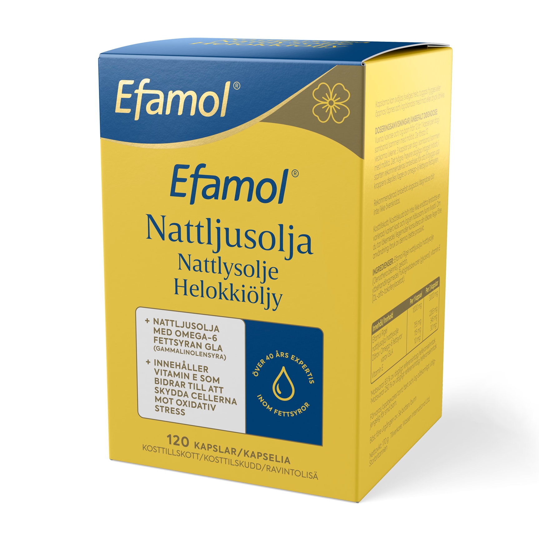 Efamol rigel 120 kapslar från Efamol – kapslar