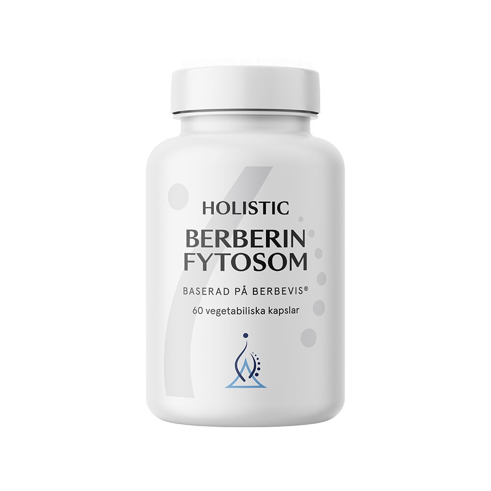 Berberin fytosom 60 vegetabiliska kapslar från Holistic – kapslar
