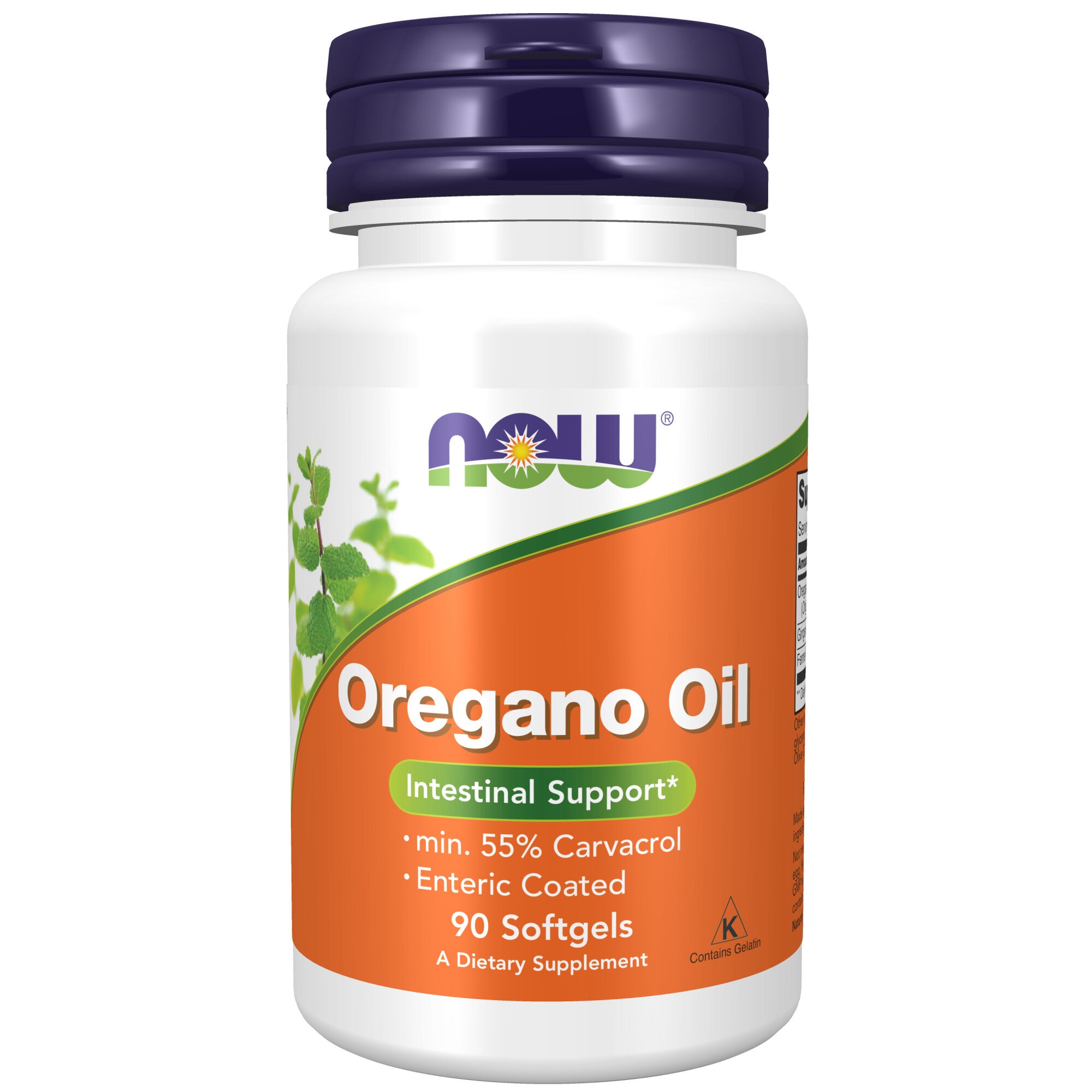 Oregano Oil 90 softgels från Now – kapslar