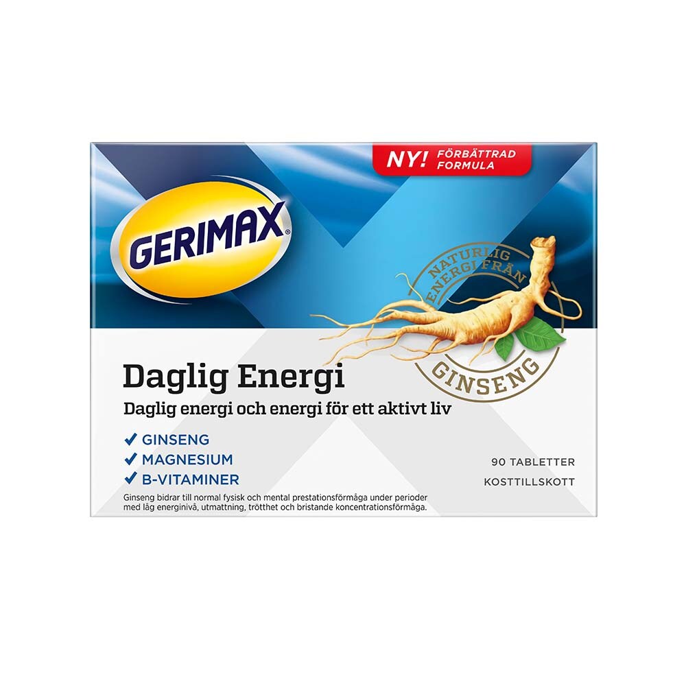 Daglig Energi 90 tabletter från Gerimax – tabletter