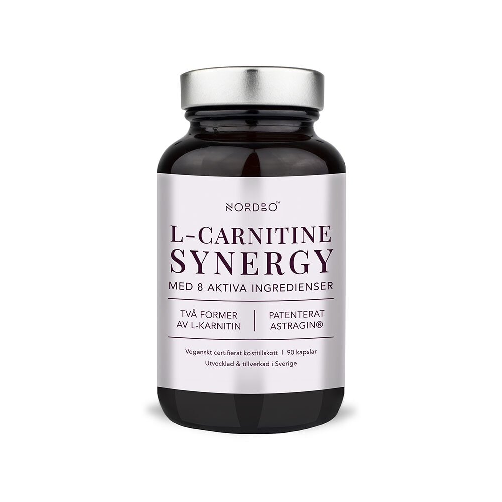L-Carnitine Synergy 90 kapslar från Nordbo – kapslar