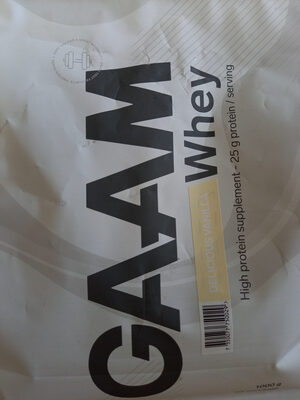 Vanilla protein powder från GAAM whey – pulver