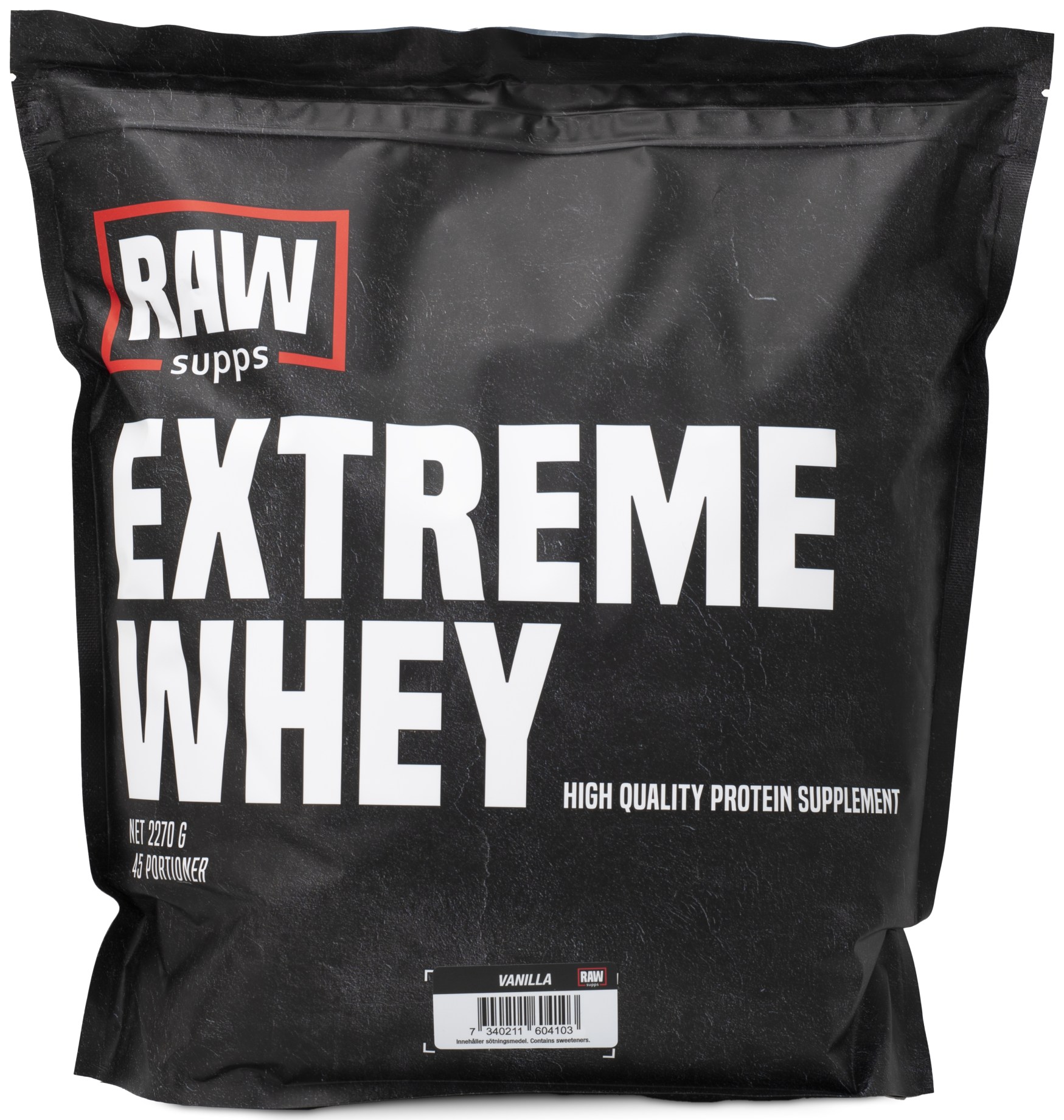 RAW Extreme Whey från RAW Supps – pulver