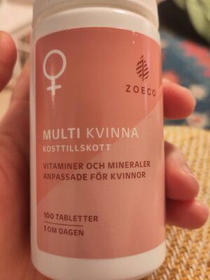 Multivitamin Kvinna från Zoeco – tabletter