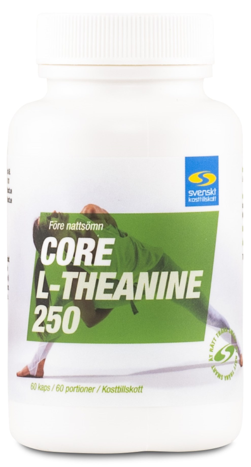 Core L-theanine 250 från Svenskt Kosttillskott – kapslar