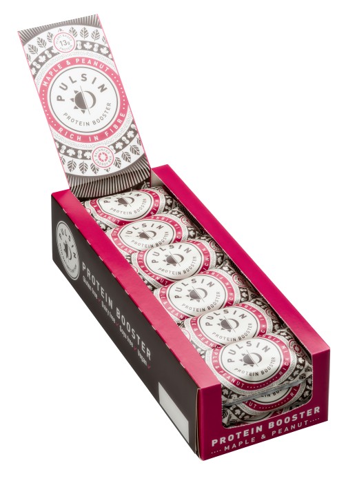 Pulsin Maple Peanut Protein Bar 18 st från Pulsin – kosttillskott