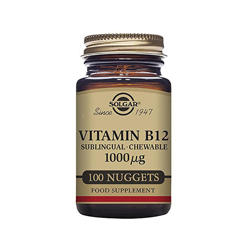 Vitamin B12 1000 µg 100 sugtabletter från Solgar – tabletter