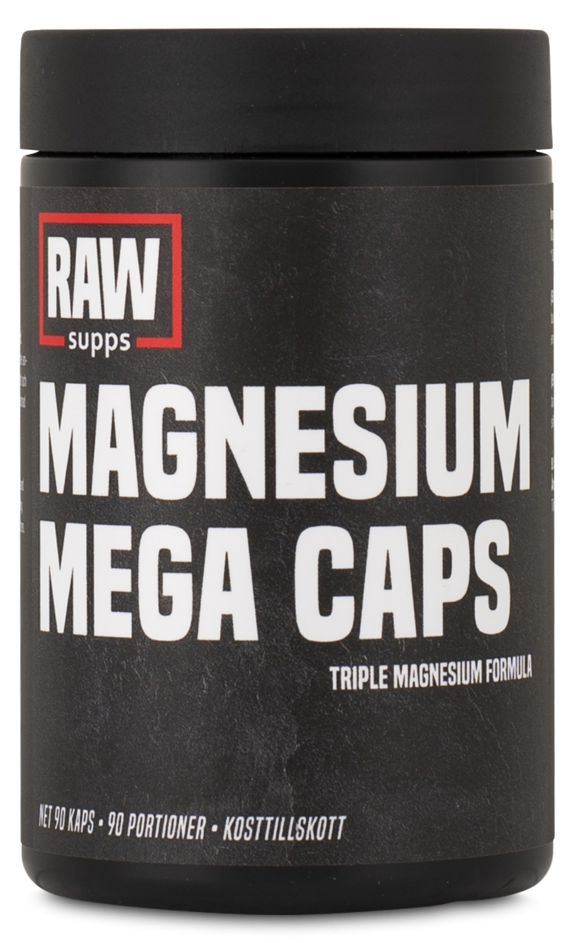 RAW Magnesium Mega Caps från RAW Supps – kapslar