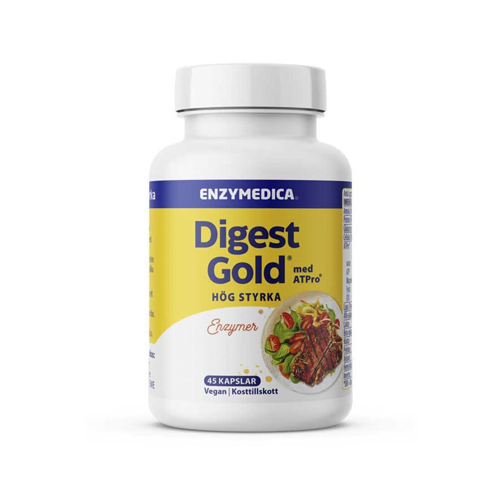 Digest Gold 45 kapslar från Enzymedica – kapslar