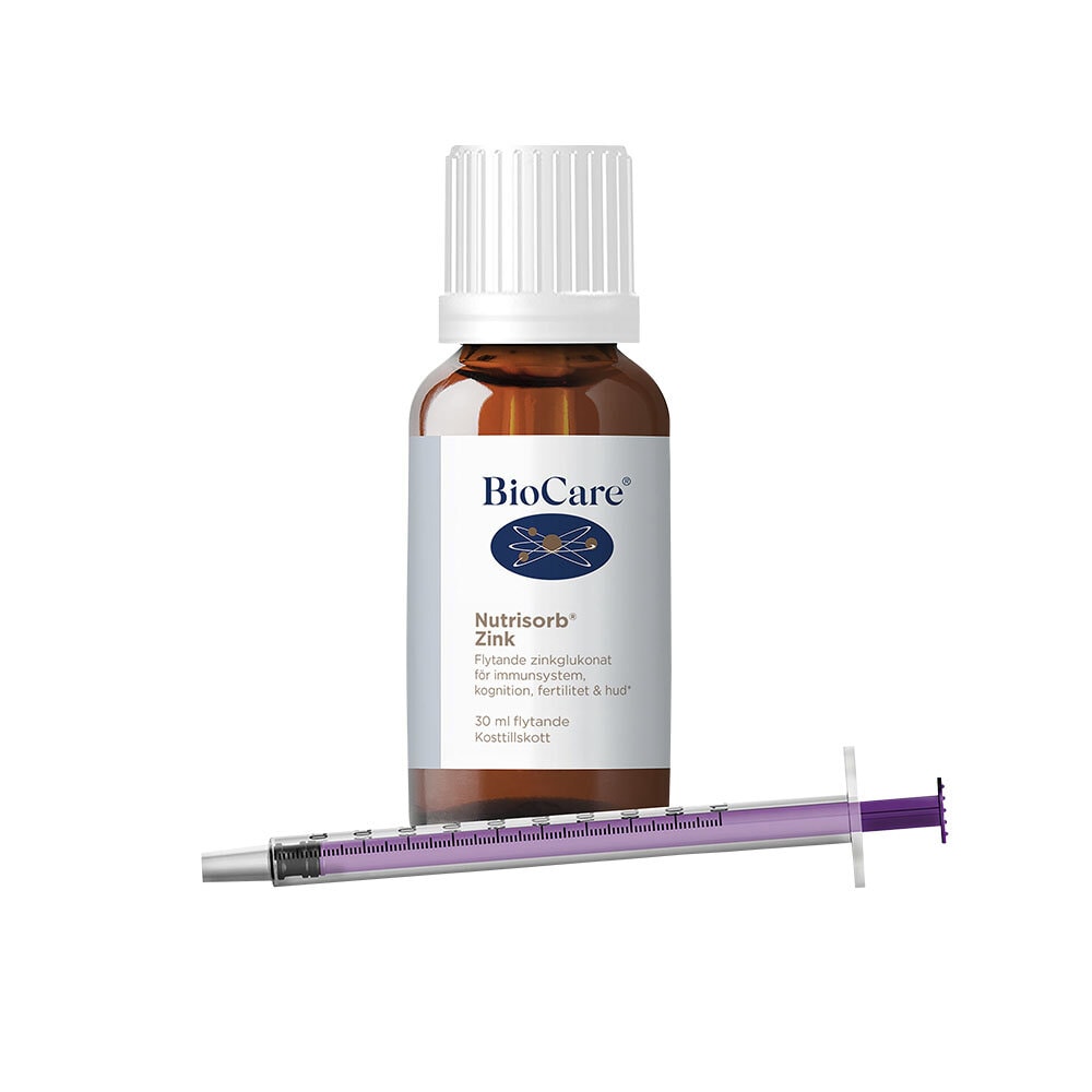 Zink Nutrisorb 30ml från BioCare – vätskor