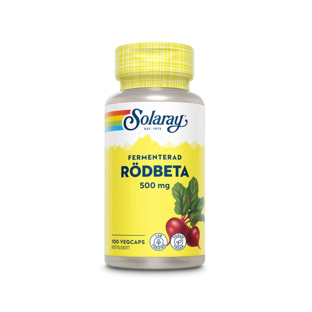 Fermenterad Rödbeta 100 kapslar från Solaray – kapslar