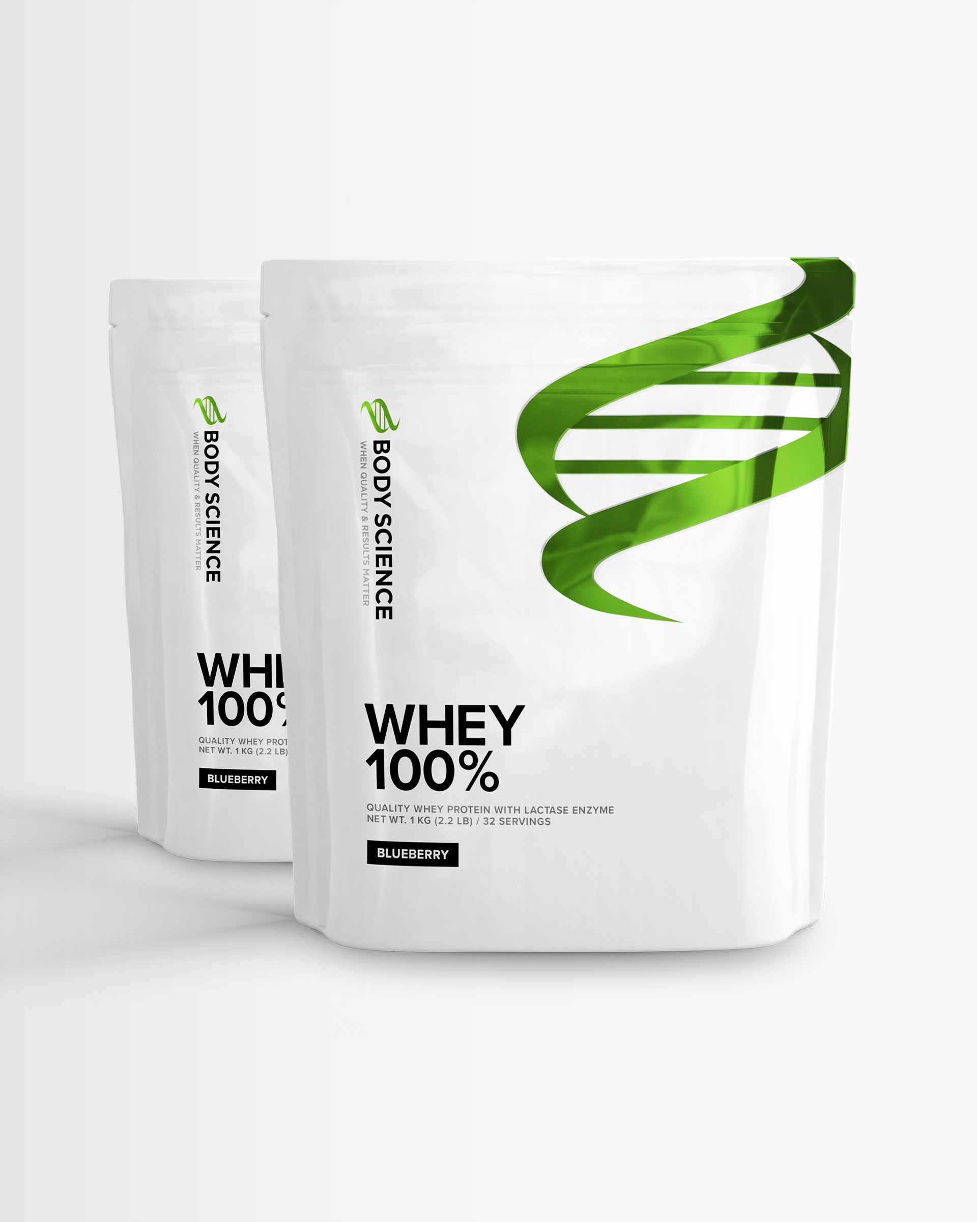 2 st Whey 100% från Body Science – pulver