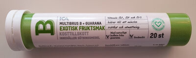 Multibrus B + Guarana Exotisk Fruktsmaj från ICA – kapslar