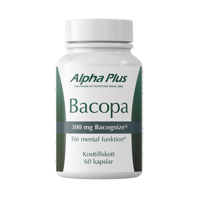 Bacopa 60 kap från Alpha Plus – kapslar