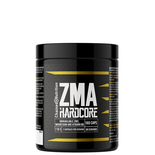ZMA Hardcore 160 Kapslar från Chained Nutrition – kapslar